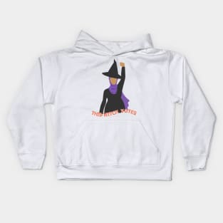 This Witch Votes-Hijab Kids Hoodie